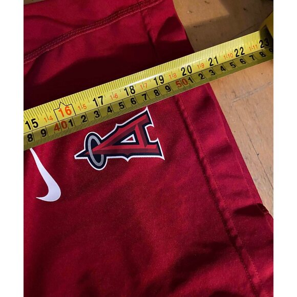 Nike Elite Los Angeles Angels Dri-Fit Athletic Red Mens S Shorts Outdoors Active - Picture 9 of 10